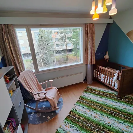 شقة Spacious Penthouse With A View & Character روفانييمي